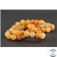 Perles semi précieuses en aventurine orange - Ronde/8 mm