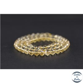 Perles en citrine - Rondes/6mm - Grade A