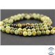 Perles semi précieuses en grenat vert - Ronde/6 mm