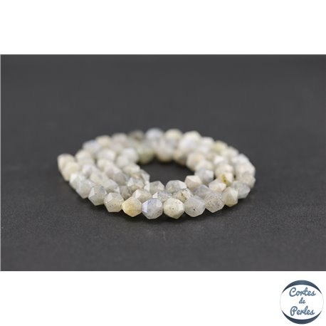 Perles Labradorite 14mm - Lot De 5 Pierres Naturelles - Pour Bijoux, Collection, Lithothérapie