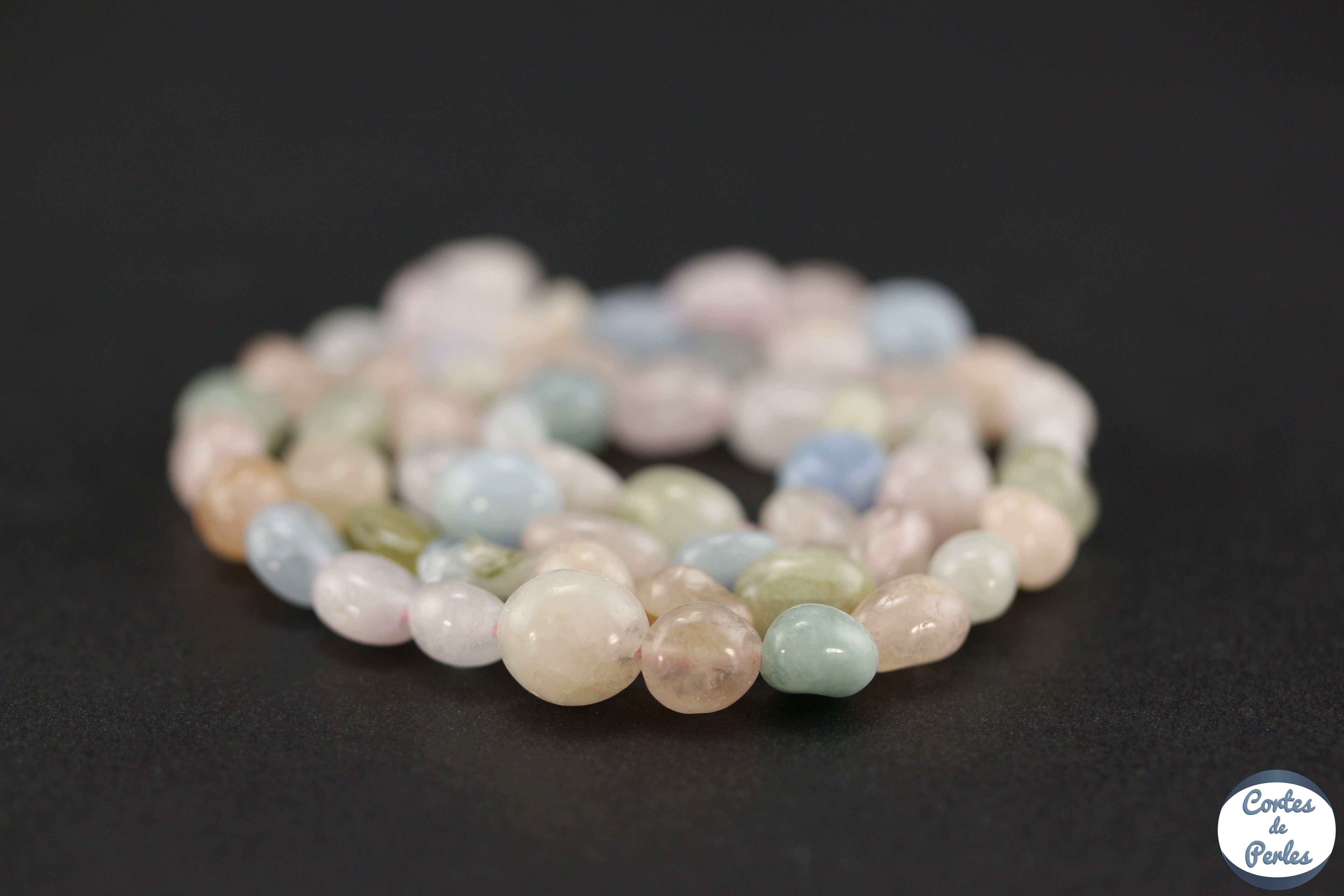 perles semi-précieuses 12 Tanzanites