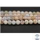 Perles semi précieuses en morganite - Ronde/4 mm - Grade AB