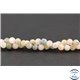 Perles semi précieuses en morganite - Ronde/6 mm - Grade AB