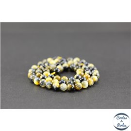 Perles en oeil de tigre - Rondes/6mm - Grade A