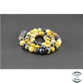 Perles en oeil de tigre - Rondes/8mm - Grade A