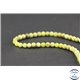 Perles semi précieuses en péridot - Ronde/4 mm