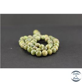 Perles en péridot - Rondes/8mm