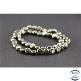 Perles en pyrite - Disques/8mm