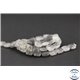 Perles semi précieuses en quartz nuage - Carré/10 mm