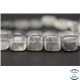 Perles semi précieuses en quartz nuage - Carré/10 mm