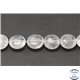 Perles semi précieuses en quartz nuage - Disque/12 mm