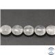 Perles semi précieuses en quartz nuage - Disque/12 mm