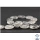 Perles semi précieuses en quartz nuage - Ovale/20 mm
