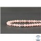 Perles semi précieuses en quartz fraise - Ronde/6 mm