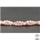 Perles semi précieuses en quartz fraise - Ronde/6 mm