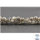 Perles semi précieuses en pierre de lune noire - Ronde/8 mm