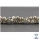 Perles semi précieuses en pierre de lune noire - Ronde/8 mm