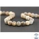 Perles semi précieuses en pierre de soleil noire - Ronde/10 mm