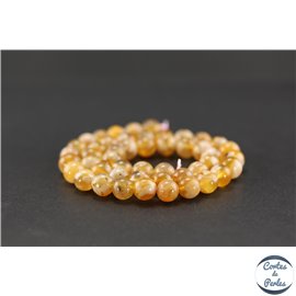 Perles en wheat agate - Rondes/8mm