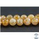 Perles semi précieuses en wheat agate - Rondes/8 mm - Saumon