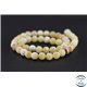 Perles semi précieuses en honey jade - Rondes/8 mm