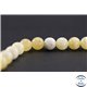 Perles semi précieuses en honey jade - Rondes/8 mm