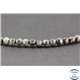 Perles semi précieuses en mayflower jade - Rondes/3 mm