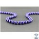 Perles en lapis lazuli d'Afghanistan - Rondes/8mm - Grade A