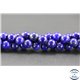 Perles en lapis lazuli d'Afghanistan - Rondes/8mm - Grade A