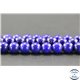 Perles en lapis lazuli d'Afghanistan - Rondes/8mm - Grade A