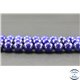 Perles semi précieuses en lapis lazuli d'Afghanistan - Ronde/10 mm