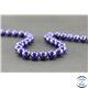 Perles semi précieuses en lapis lazuli d'Afghanistan - Ronde/10 mm