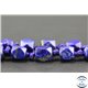 Perles semi précieuses en lapis lazuli d'Afghanistan - Pépite/8 mm