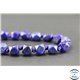 Perles semi précieuses en lapis lazuli d'Afghanistan - Pépite/10 mm