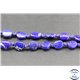 Perles semi précieuses en lapis lazuli d'Afghanistan - Disque/12 mm