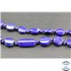 Perles semi précieuses en lapis lazuli d'Afghanistan - Disque/12 mm