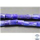 Perles facettées en lapis lazuli d'Afghanistan - Tubes/9mm