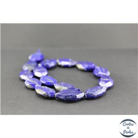 Perles facettées en lapis lazuli d'Afghanistan - Nuggets/30mm