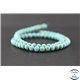 Perles en turquoise Kingman d'Arizona - Rondes/6mm - Grade AA