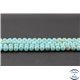 Perles en turquoise Kingman d'Arizona - Rondes/6mm - Grade AA