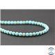 Perles en turquoise Kingman d'Arizona - Rondes/6mm - Grade AA