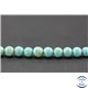 Perles en turquoise Kingman d'Arizona - Rondes/6mm - Grade AA