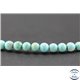 Perles en turquoise Kingman d'Arizona - Rondes/6mm - Grade AA