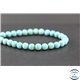 Perles en turquoise Kingman d'Arizona - Rondes/8mm - Grade A