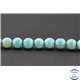 Perles en turquoise Kingman d'Arizona - Rondes/8mm - Grade A