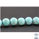 Perles en turquoise Kingman d'Arizona - Rondes/8mm - Grade A