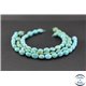 Perles en turquoise Kingman d'Arizona - Nuggets/8mm