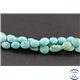 Perles en turquoise Kingman d'Arizona - Nuggets/8mm