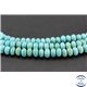 Perles en turquoise Kingman d'Arizona - Roues/7-8mm - Grade AB+