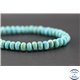 Perles en turquoise Kingman d'Arizona - Roues/7-8mm - Grade AB+